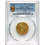 Germany, Prussia, George Frederick, ducat 1587, Königsberg (Kaliningrad)