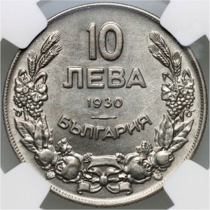 Bulgaria, Boris III, 10 Leva 1930, Stuttgart