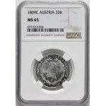 Austria, Franz I, 20 Kreuzers 1809 C, Prague