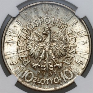 II RP, 10 złotych 1937, Warszawa, Józef Piłsudski