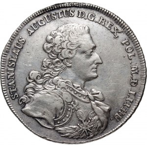 Stanisław August Poniatowski, talar 1766 FS, Warszawa, Zbrojarz
