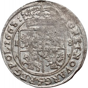 Jan II Kazimierz, ort 1663 AT, Kraków
