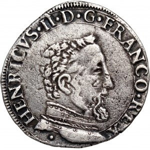 France, Henry II, Teston 1559 M, Toulouse