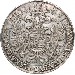Maďarsko, Ferdinand II, tolár 1632 KB, Kremnica