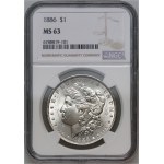 United States of America, Dollar 1886, Philadelphia, Morgan