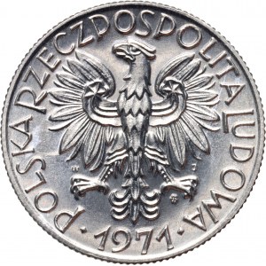 PRL, 5 złotych 1971, Rybak