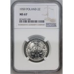 PRL, 2 zloty 1959, Berries