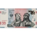 III RP, 20 złotych 23.11.2015, 1050. Rocznica Chrztu Polski, seria AB