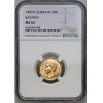 Germany, Bavaria, Otto, 10 Mark 1905 D, Munich