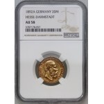 Germany, Hessen, Ludwig IV, 20 Mark 1892 A, Berlin