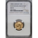 Germany, Schwarzburg-Rudolstadt, Günther I, 10 Mark 1898 A, Berlin