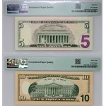 United States of America, set of PMG graded banknotes 1957-2006 (4 pieces)