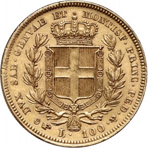 Italy, Sardinia, Carlo Alberto, 100 Lire 1834 P, Torino