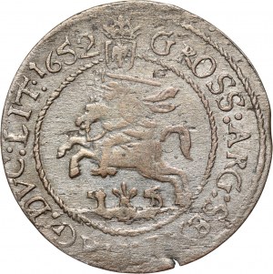 John II Casimir, sixpence 1652, Vilnius