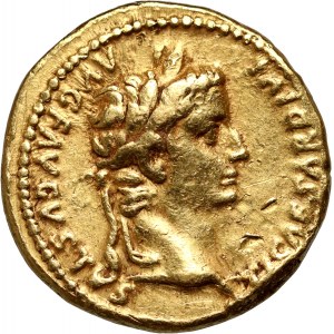 Roman Empire, Tiberius 14-37, Aureus, Lugdunum