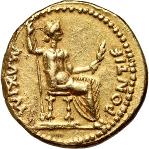 Roman Empire, Tiberius 14-37, Aureus, Lugdunum