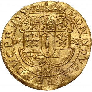 Germany, Brandenburg-Prussia, Friedrich Wilhelm (Elector of Brandenburg), Ducat 1663 HM, Königsberg