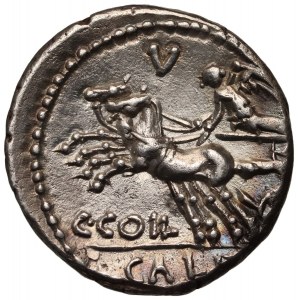 Roman Republic, C. Coelius Caldus 104 BC, Denar, Rome
