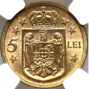 Romania, Michael I, 5 Lei 1930 H, Birmingham