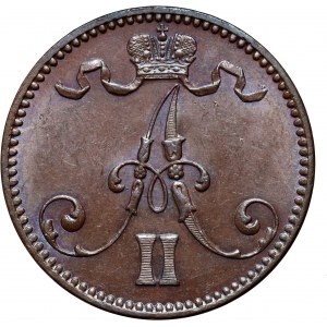 Finland, Alexander II, 5 Penniä 1870, Helsinki