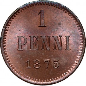 Finland, Alexander II, 1 Penni 1875, Helsinki