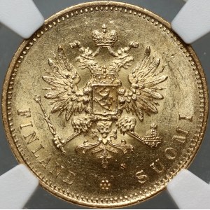 Finland, Alexander II, 20 Markkaa 1880 S, Helsinki