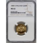 Finland, Alexander II, 20 Markkaa 1880 S, Helsinki