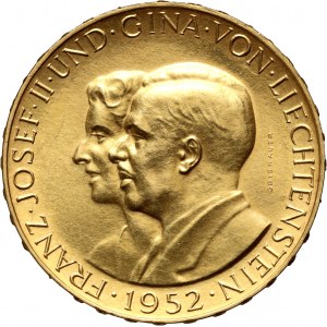Liechtenstein, Franz Joseph II, 100 Francs 1952