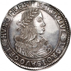 Maďarsko, Leopold I., thaler 1660 KB, Kremnica