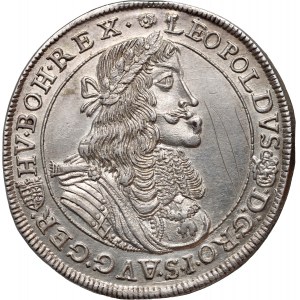 Maďarsko, Leopold I., thaler 1682 KB, Kremnica