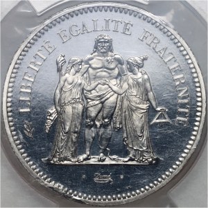 France, 50 Francs 1979, PIEFORT, Platinum