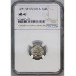 Venezuela, 25 Centimos (1/4 Bolivar) 1921