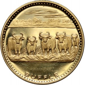 Dahomey, 5000 Francs 1971, 10th Anniversary of Independence