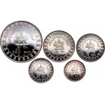 Iran, Coin set, 2500 Years of Iranian Monarchy, 9 coins, 1971, certyfikat