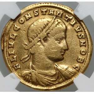 Roman Empire, Constantinus II as Caesar 337-361, Medallion of 1 1/2 Solidi, Nicomedia