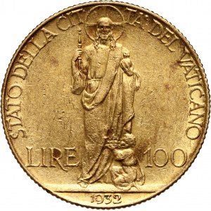 Vatican, Pius XI, 100 Lire 1932