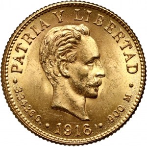 Cuba, 2 Pesos 1916