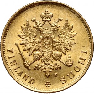 Finland, Alexander II, 10 Markkaa 1881 S, Helsinki