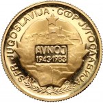 Yugoslavia, Josip Broz Tito, Gold Medal 1983, 40th Anniversary of 2nd AVNOJ Meeting in Jajce