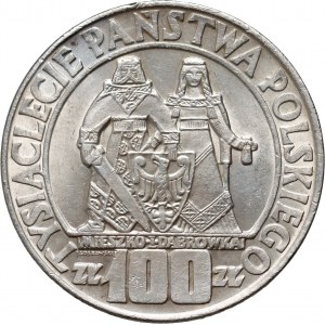 PRL, 100 złotych 1966, Mieszko i Dąbrówka
