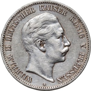 Germany, Prussia, Wilhelm II, 5 Mark 1906 A, Berlin