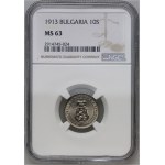 Bulgaria, Ferdinand I, 10 Stotinki 1913, Sofia