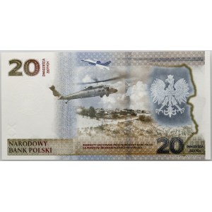 III RP, 20 złotych 2022, Ochrona Polskiej Granicy Wschodniej, seria RP