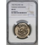 People's Republic of Poland, 10 gold 1960, Tadeusz Kosciuszko