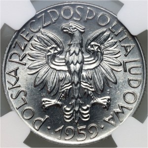 PRL, 5 zloty 1959, Rybak