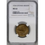 Estonia, 1 Kroon 1934, Tallinn