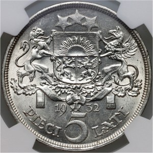 Lettland, 5 Lats 1932
