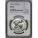 Lettland, 5 Lats 1932