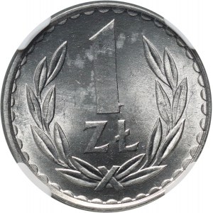 PRL, 1 zloty 1982, date fine