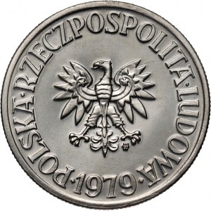 PRL, 5 złotych 1979, PRÓBA, nikiel